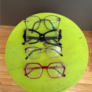 Stylish Eyeglasses Set in Various Colors (without lenses)